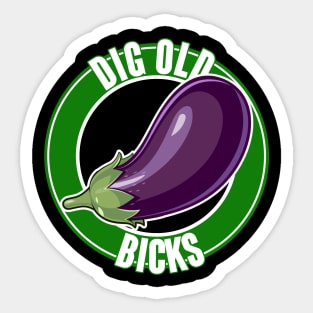 DIG OL BICKS Sticker